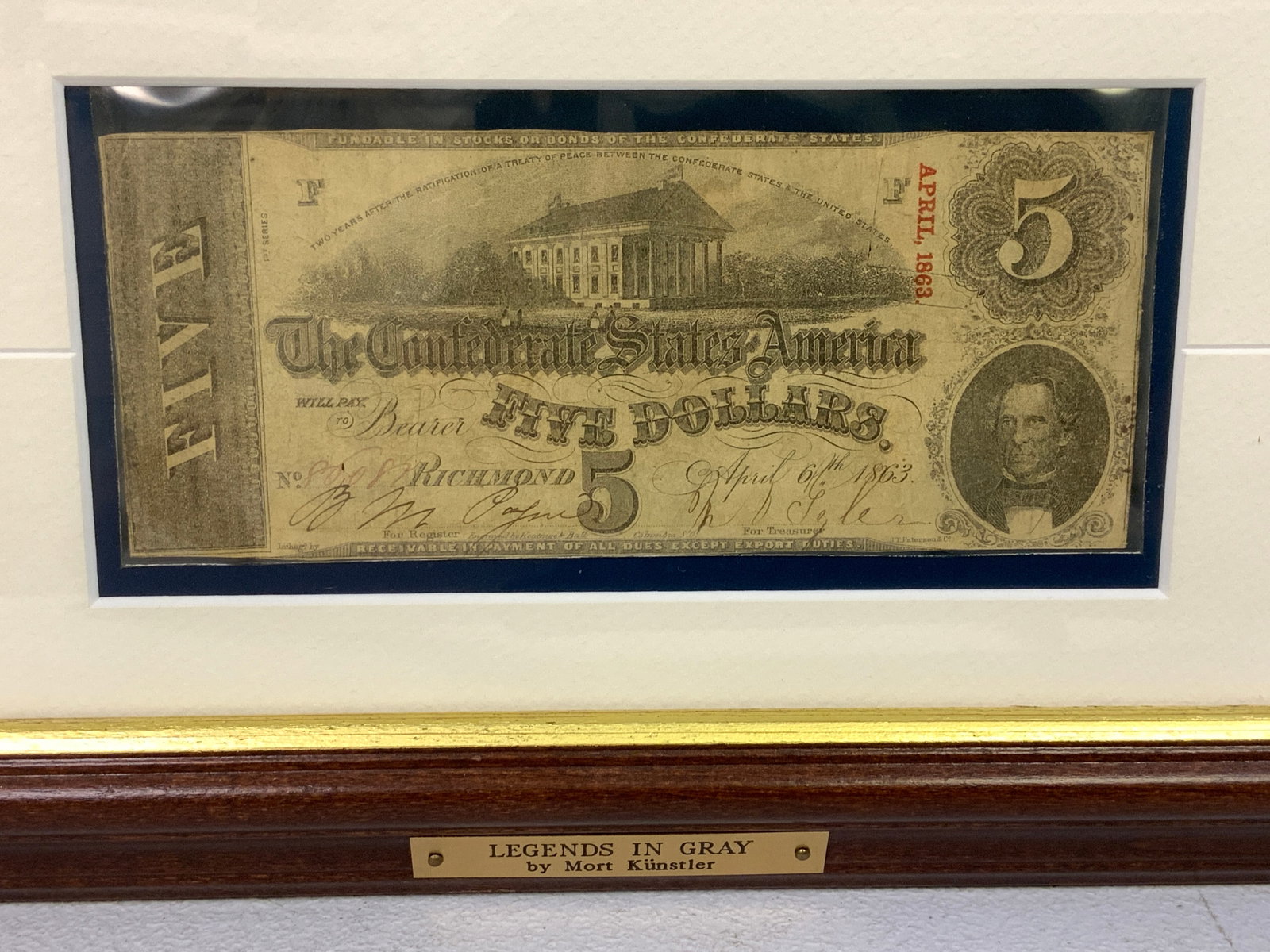 US CIVIL WAR FRAMED ARTWORK - 3
