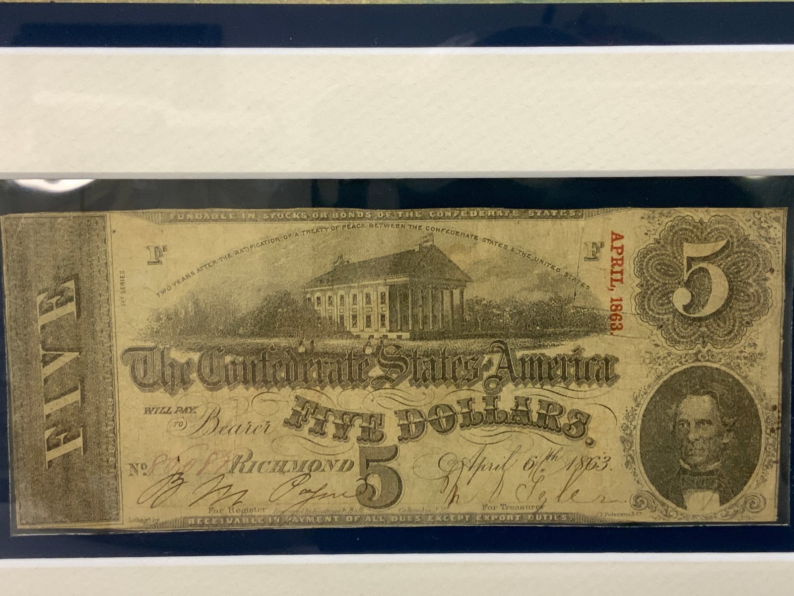 US CIVIL WAR FRAMED ARTWORK - 5