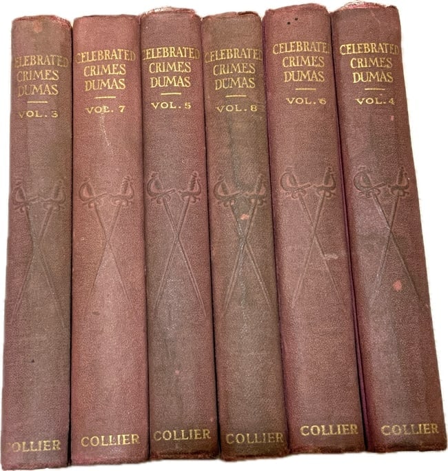 LOT OF ANTIQUE BOOKS ALEXANDRE DUMAS (1 of 4)