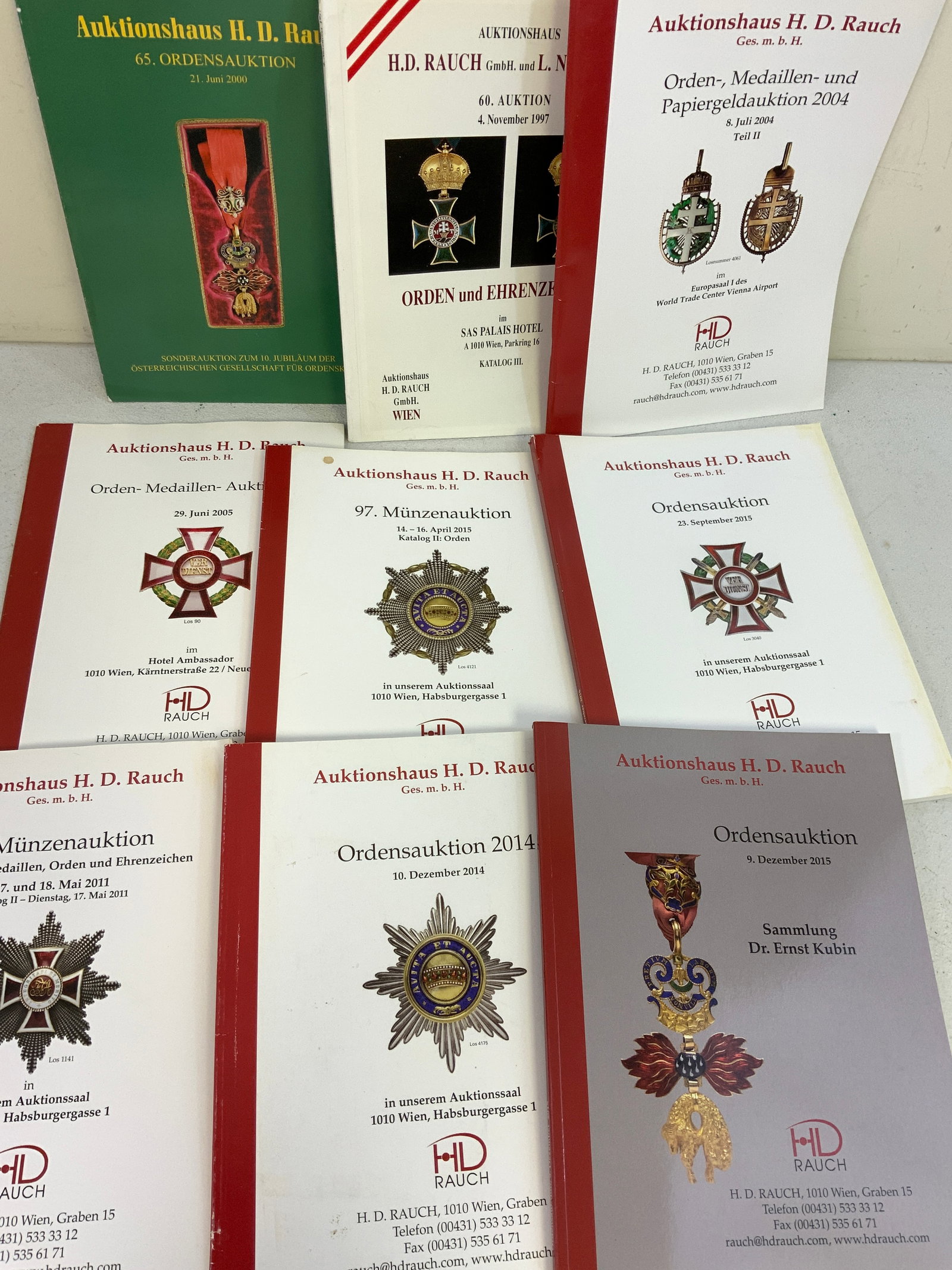 H.D. RAUCH AUCTION CATALOGS LOT (1 of 2)