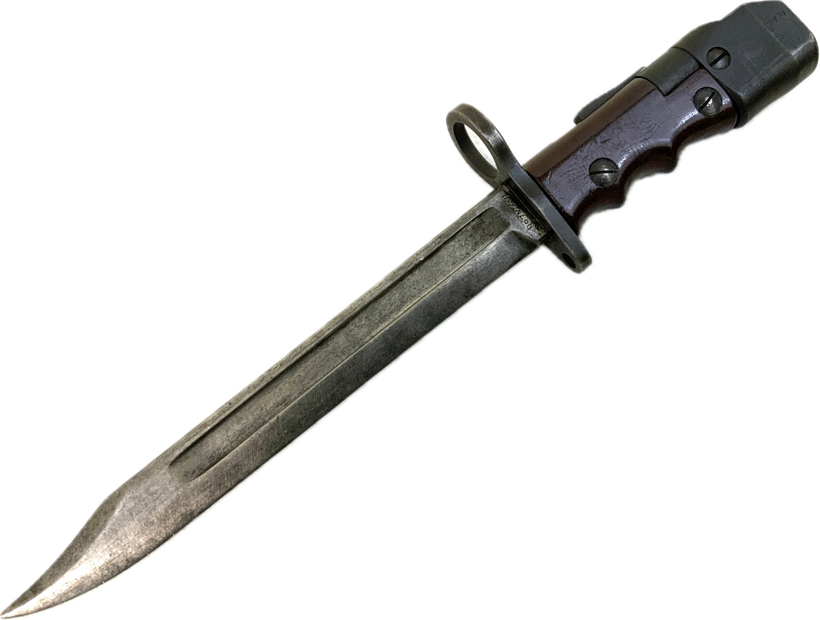 WWII BRITISH ARMY ENFIELD NO.7 MARK 1 BAYONET: WWII BRITISH ARMY ENFIELD NO.7 MARK 1 BAYONET.GREAT CONDITION. NO SCABBARD.