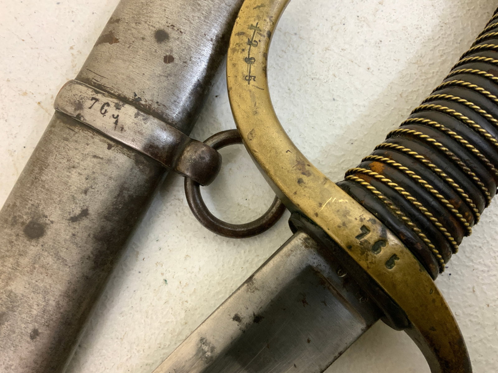 ANTIQUE FRENCH SWORD 1847 DATED - 5
