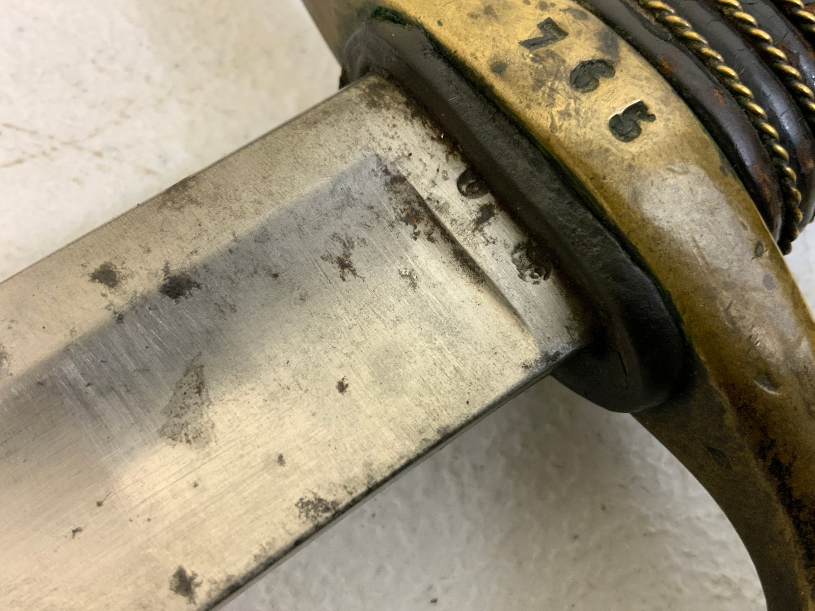 ANTIQUE FRENCH SWORD 1847 DATED - 6