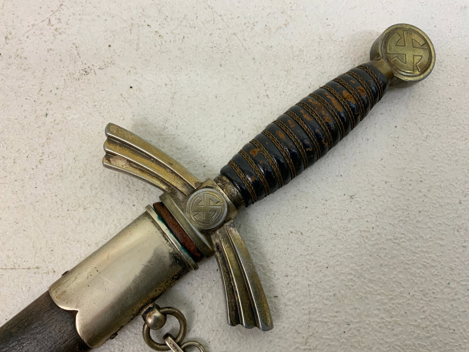GERMANY THIRD REICH LUFTWAFFE 1ST MODEL DAGGER - 3