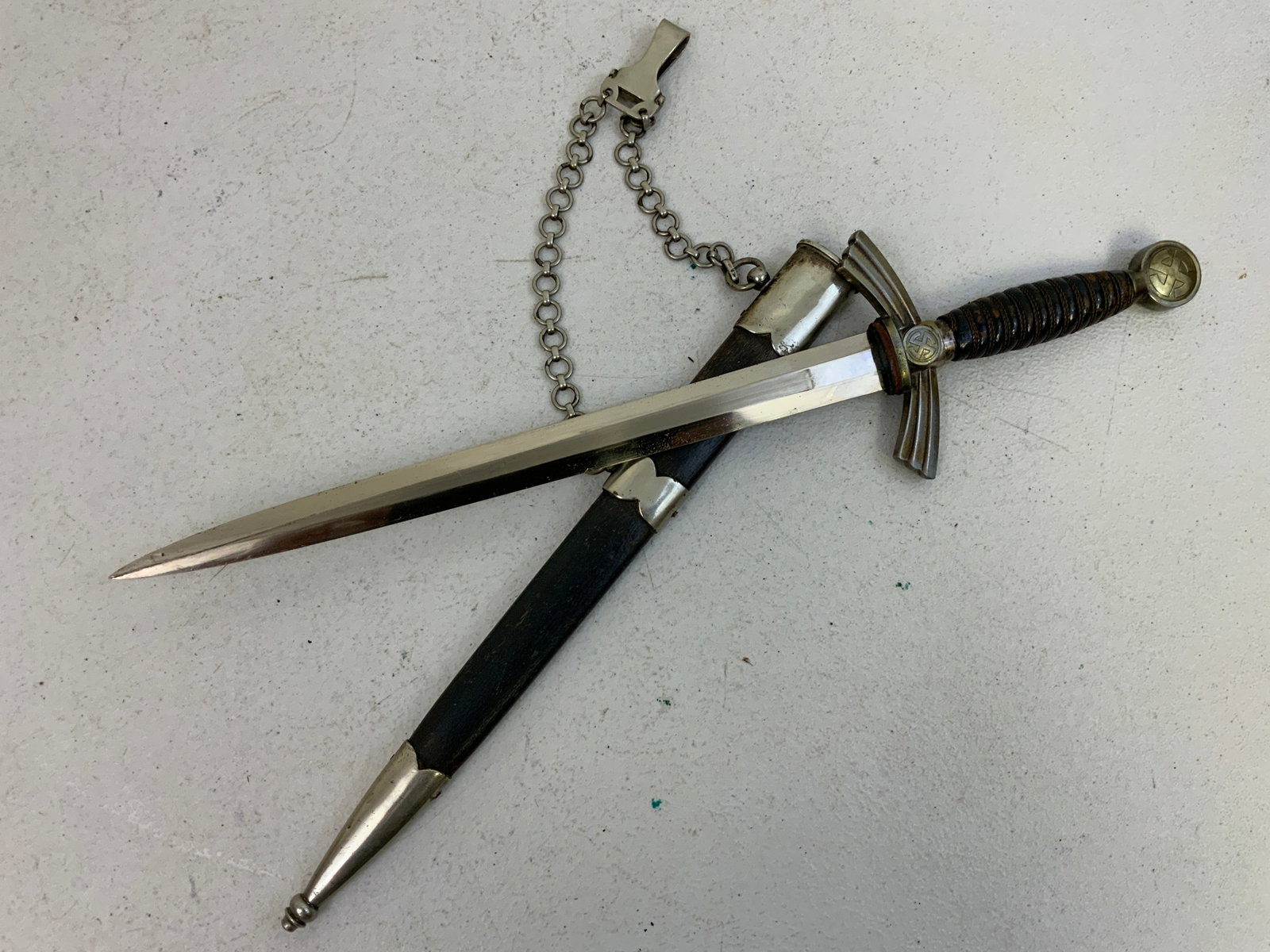 GERMANY THIRD REICH LUFTWAFFE 1ST MODEL DAGGER - 4