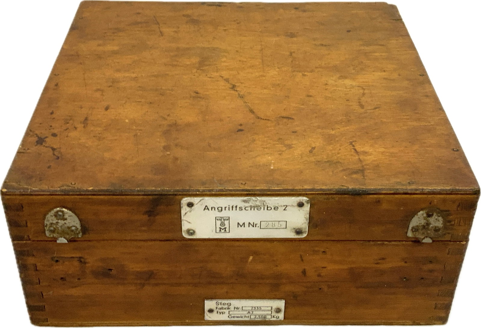 WWII GERMAN NAVY KRIEGSMARINE MARKED SEXTANT BOX (1 of 4)