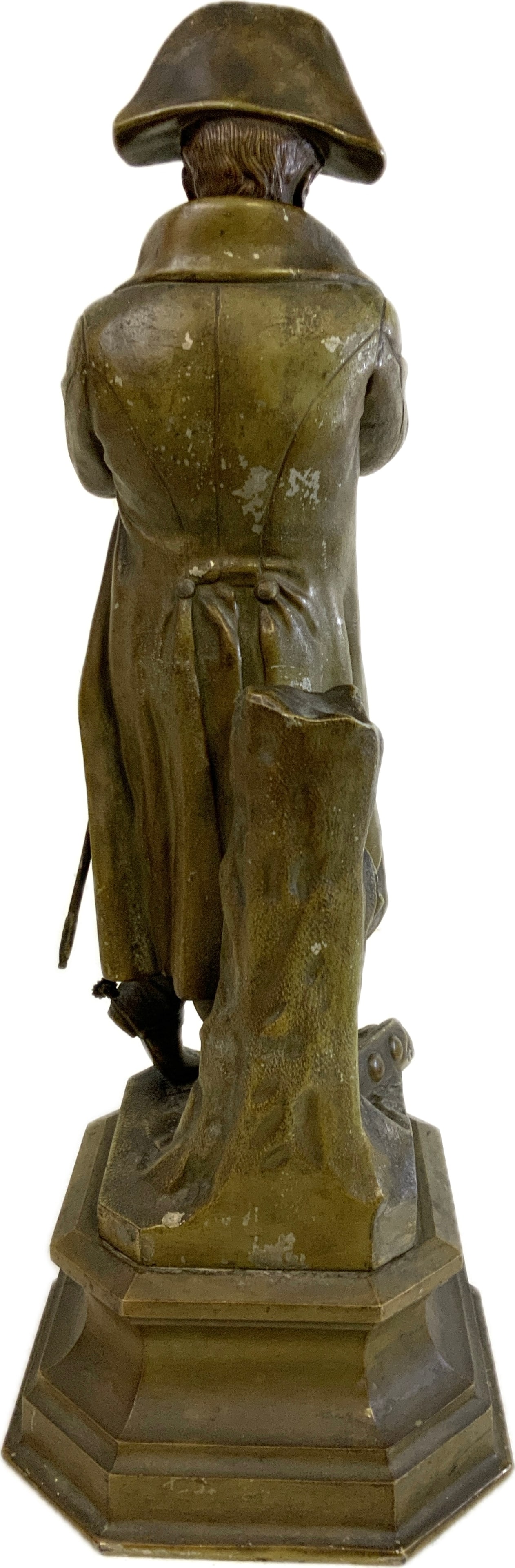 ANTIQUE NAPOLEON BRONZE STATUE - 4