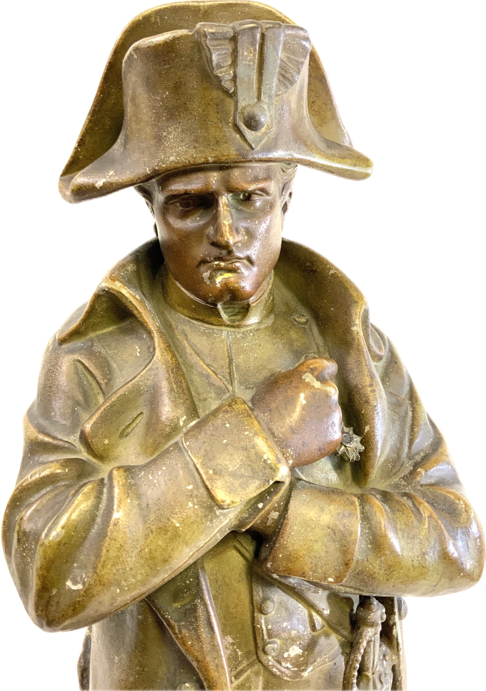 ANTIQUE NAPOLEON BRONZE STATUE - 8