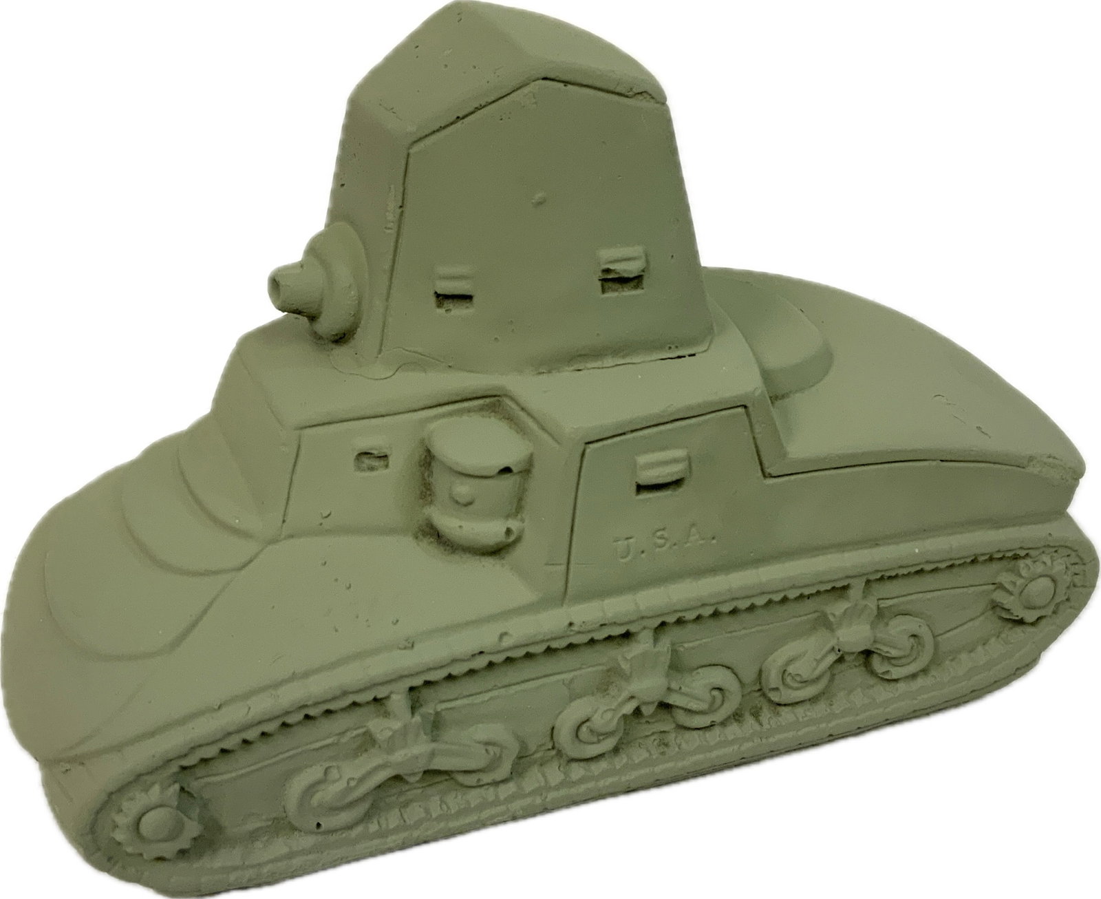 US WWII WAR BONDS CERAMIC TANK COIN BANK (1 of 6)