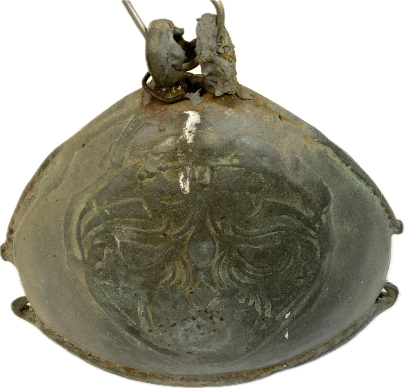 ANTIQUE BRONZE BUDDHIST BELL - 2