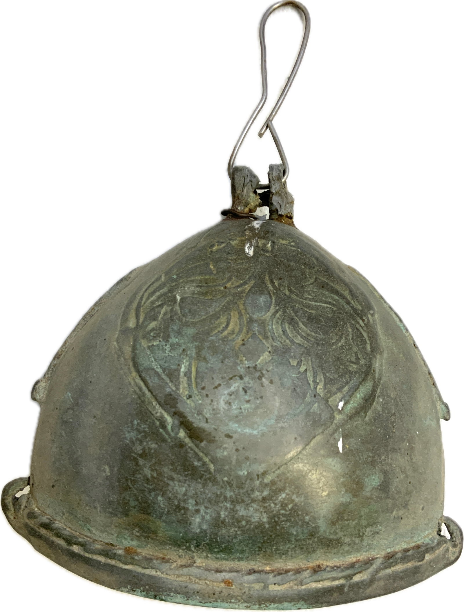 ANTIQUE BRONZE BUDDHIST BELL - 4