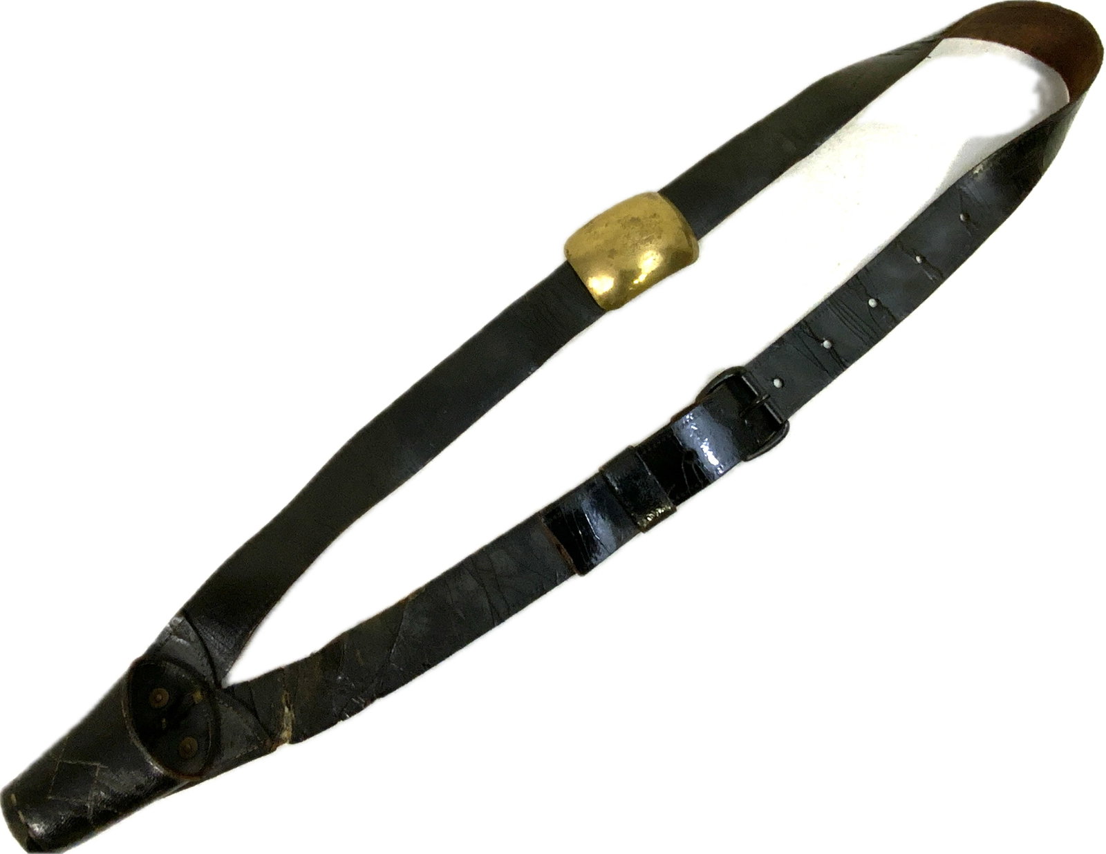 AMERICAN CIVIL WAR FLAG BEARERS LEATHER FLAG STAFF HOLDER BELT (1 of 7)