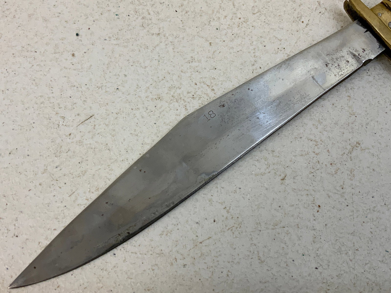 ANTIQUE LARGE FOLDING KNIFE - 5