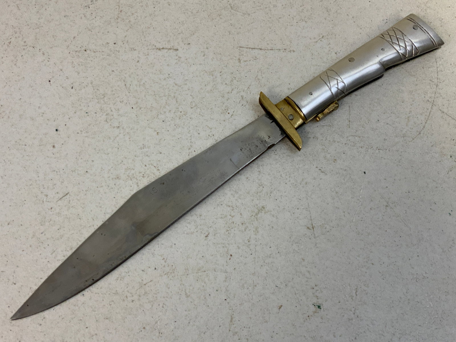 ANTIQUE LARGE FOLDING KNIFE - 7