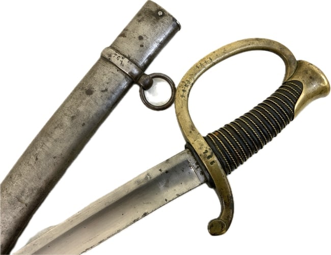 ANTIQUE FRENCH SWORD 1847 DATED - 2