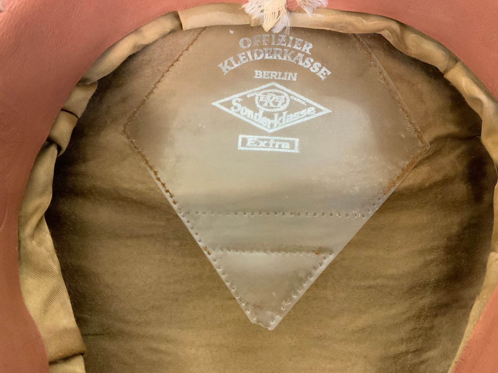 WWII GERMAN ARMY GENERALS VISOR CAP HAT - 9