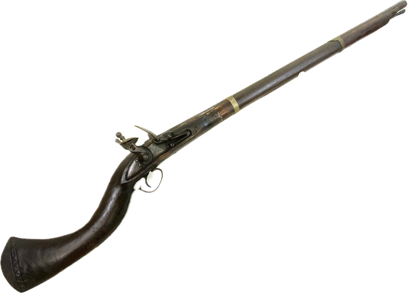 ANTIQUE MIDDLE EASTERN FLINTLOCK RIFLE (1 of 13)