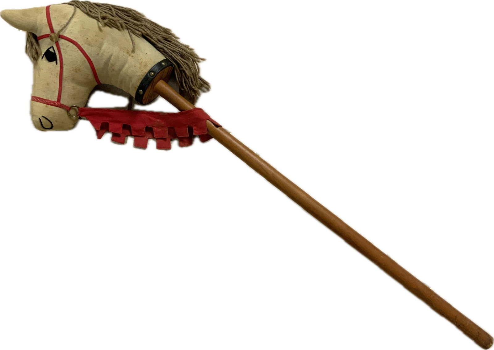 VINTAGE ROCHESTER FOLK ART GUILD STICK HORSE CHILDHOOD TOY: VINTAGE ROCHESTER FOLK ART GUILD STICK HORSE CHILDHOOD TOY.GREAT CONDITION OVERALL.50" LONG.14" X 12" SIZE HEAD.