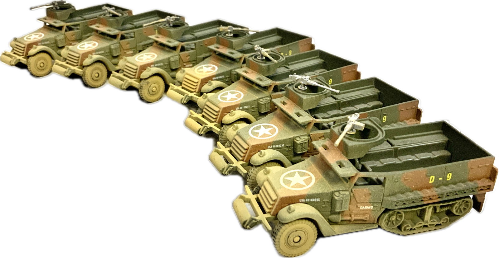 WWII AMERICAN MILITARY VEHICLES CUSTOM DETAILED MODELS (1 of 3)