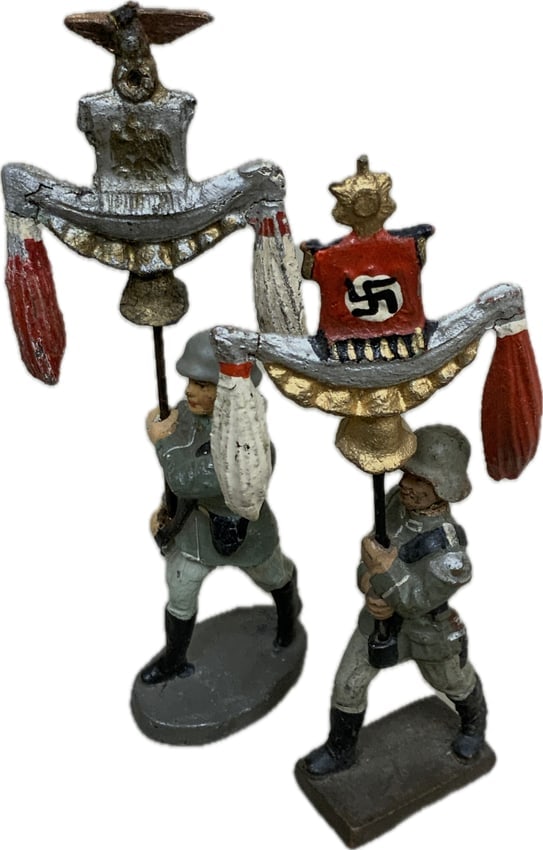 GERMAN NAZI PERIOD LINEOL / ELASTOLIN TOY SOLDIERS: GERMAN NAZI PERIOD LINEOL / ELASTOLIN TOY SOLDIERS