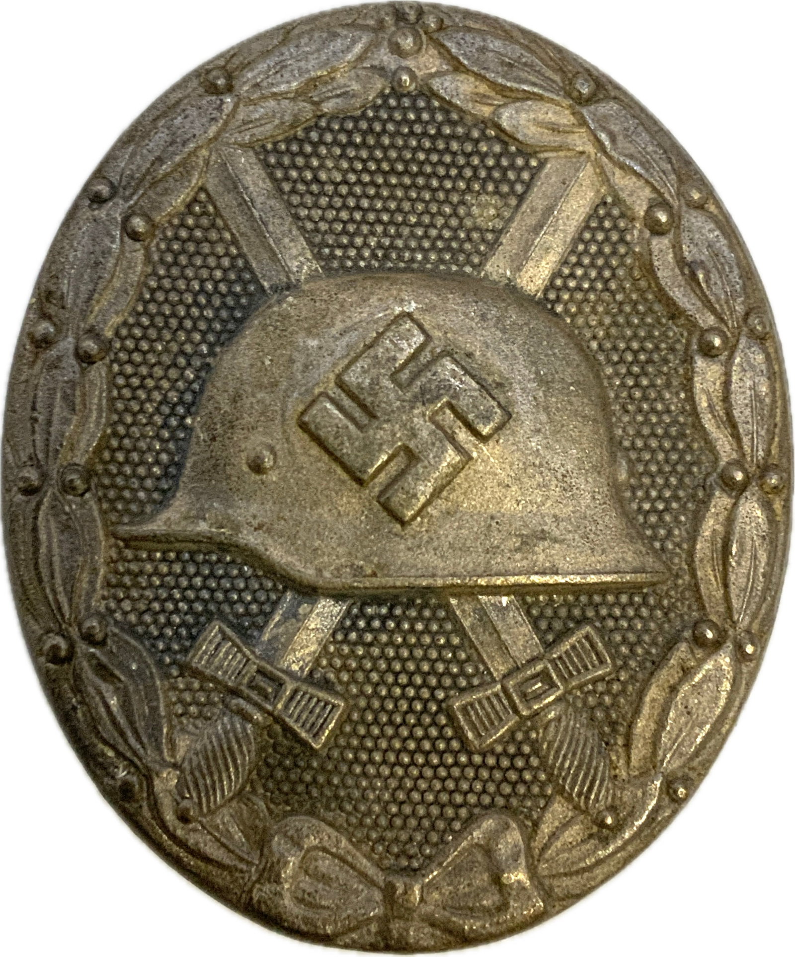WWII GERMAN SILVER WOUND BADGE: WWII GERMAN SILVER WOUND BADGE.MIDTO LATE WAR EXAMPLE. MARKED "65".GREAT CONDITION.