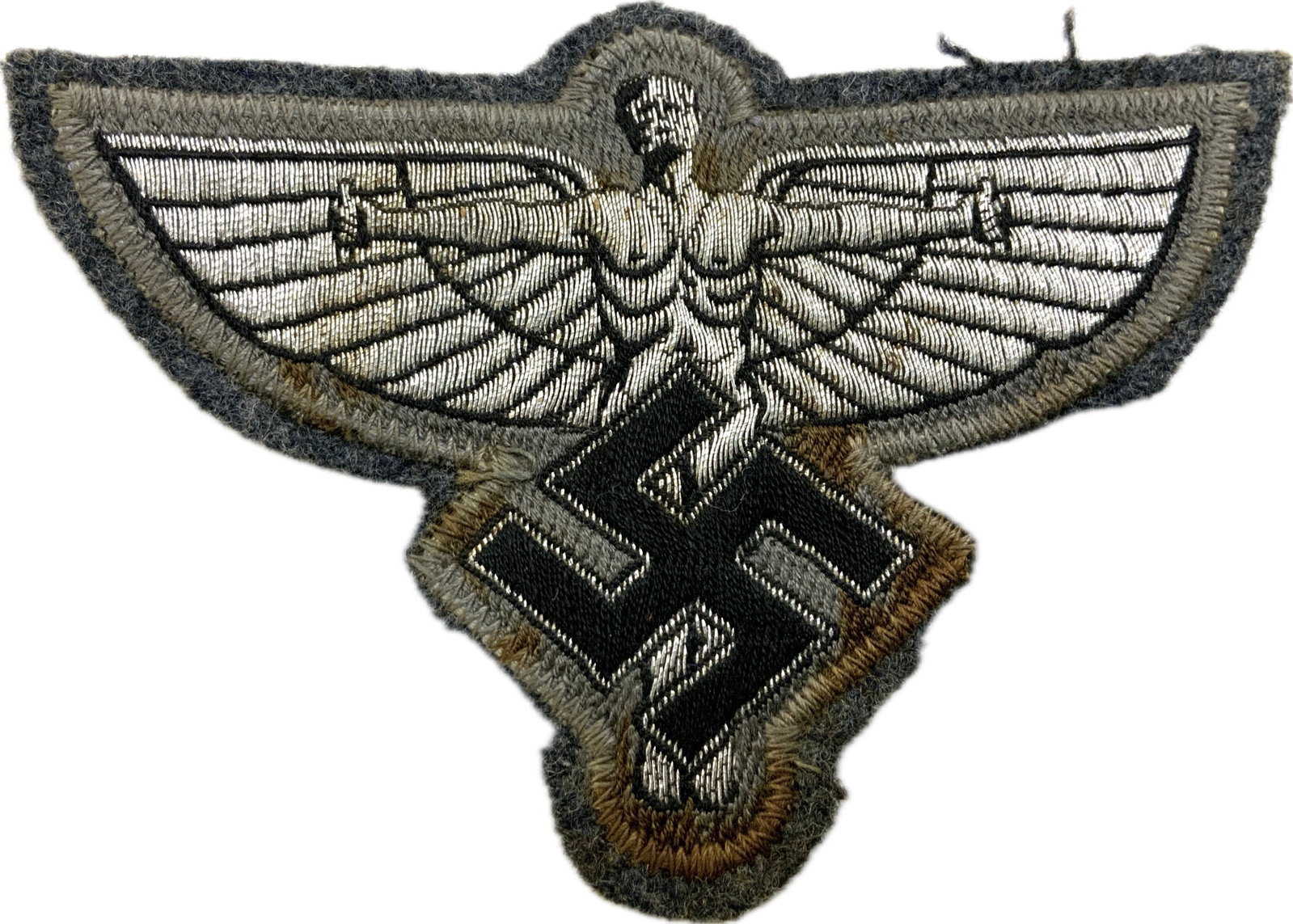 GERMANY THIRD REICH NSFK SLEEVE EAGLE INSIGNIA: GERMANY THIRD REICH NSFK SLEEVE EAGLE INSIGNIA.GREAT CONDITION. RARE.