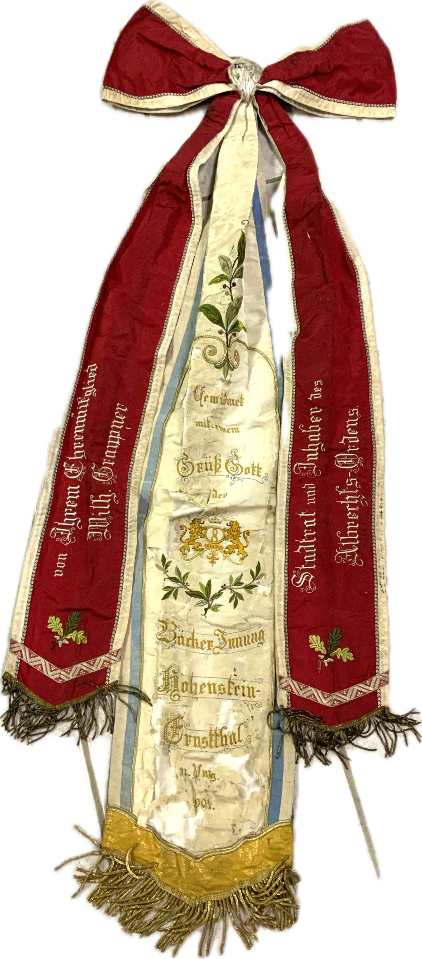 IMPERIAL GERMAN FLAG STANDARD SASH - 5