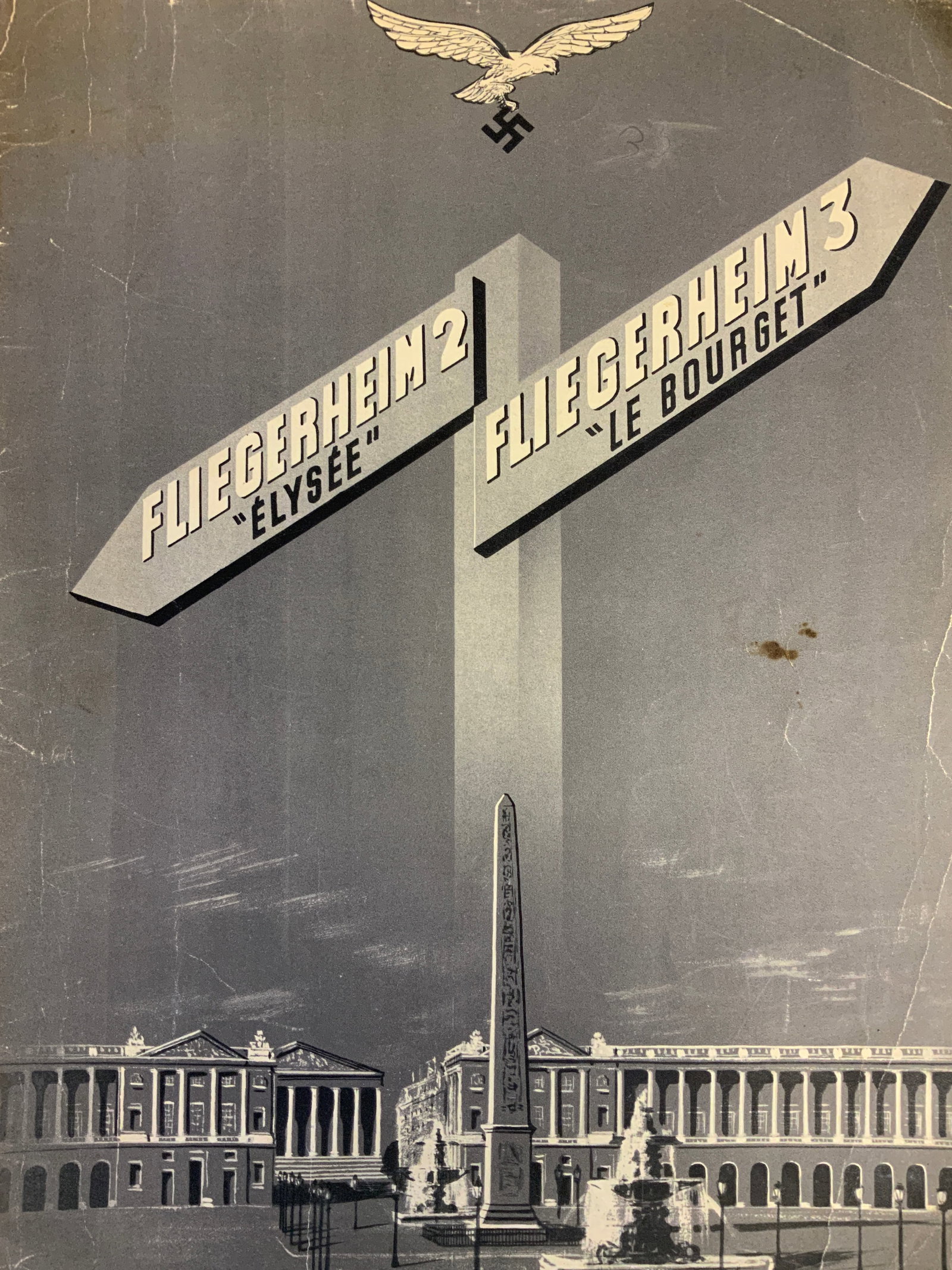 NAZI GERMANY FLIEGERHEIM 2 "ELYSEE" LARGE FORMAT PUBLICATION (1 of 5)