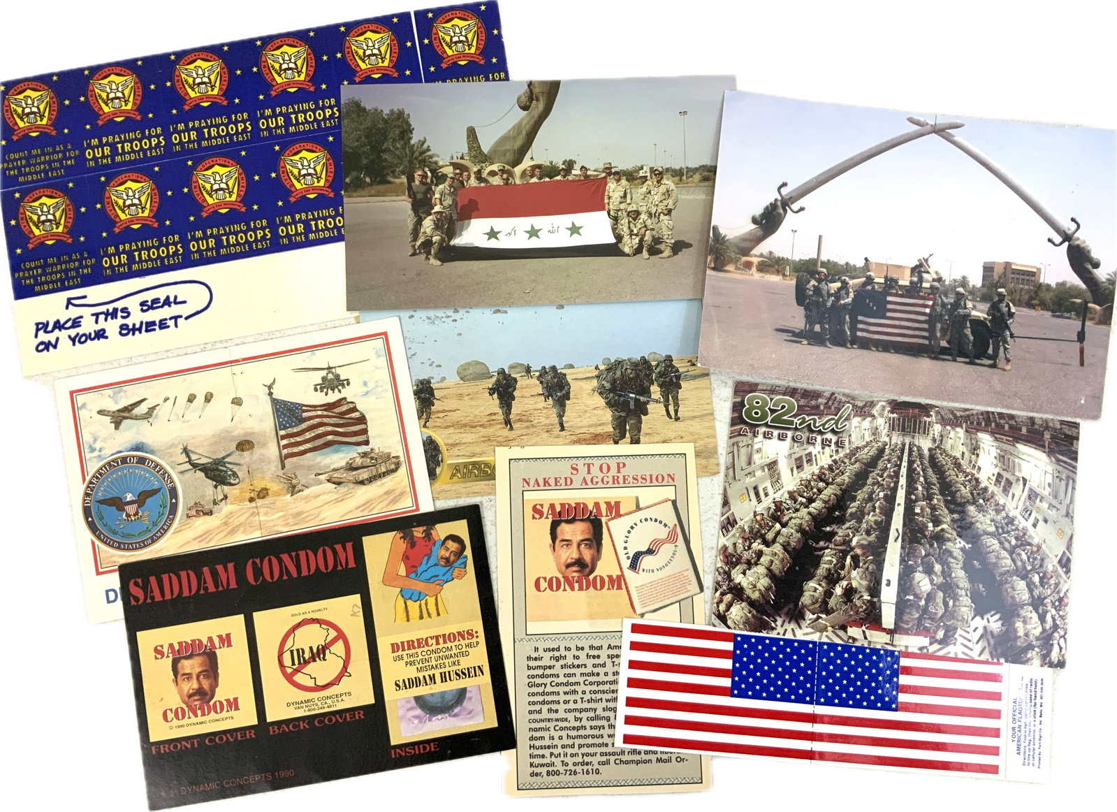 U.S. IRAQ WAR EPHEMERA LOT (1 of 1)