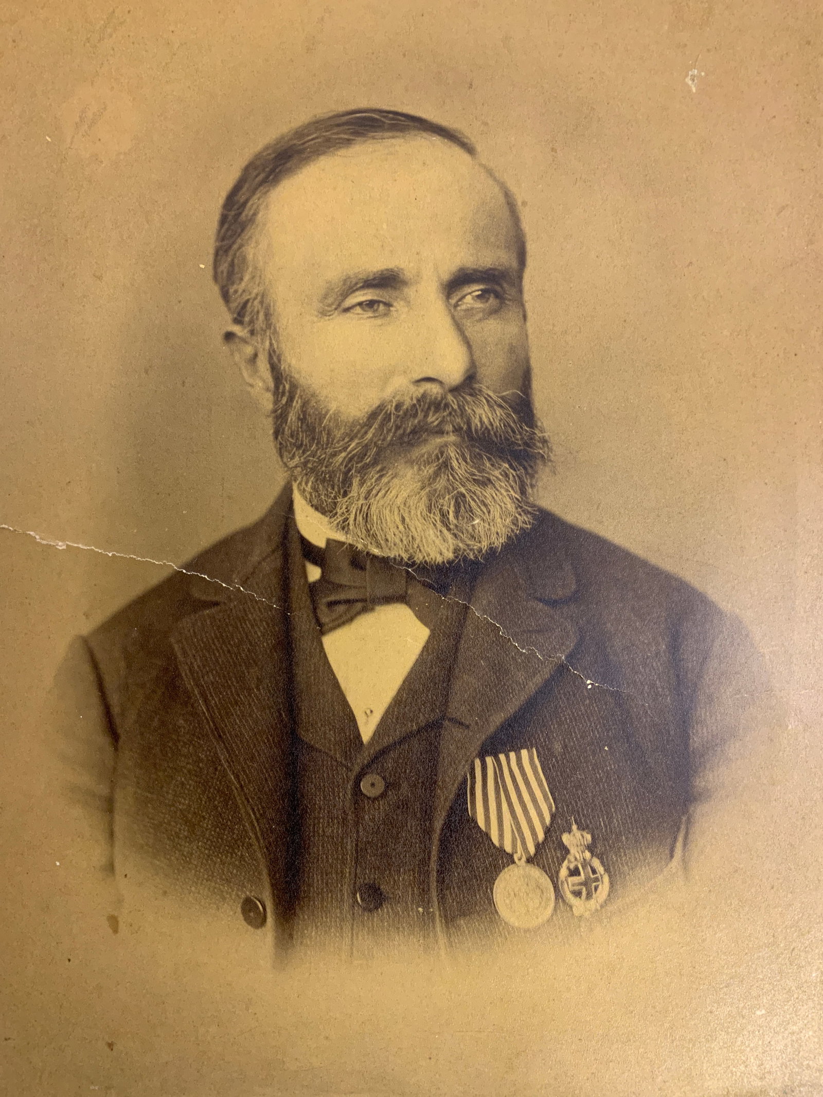 IMPERIAL RUSSIA PORTRAIT OF A MAN WITH MEDALS (1 of 3)