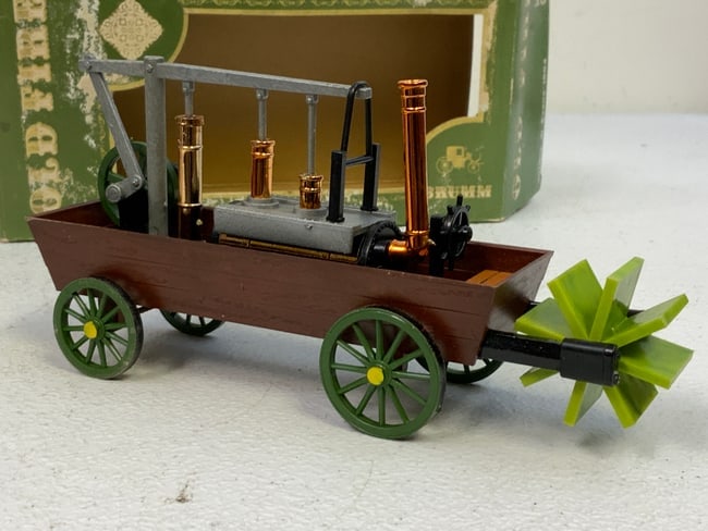 BRUMM ITALY OLD FIRE ENGINE MODEL WITH ORIGINAL BOX - 3