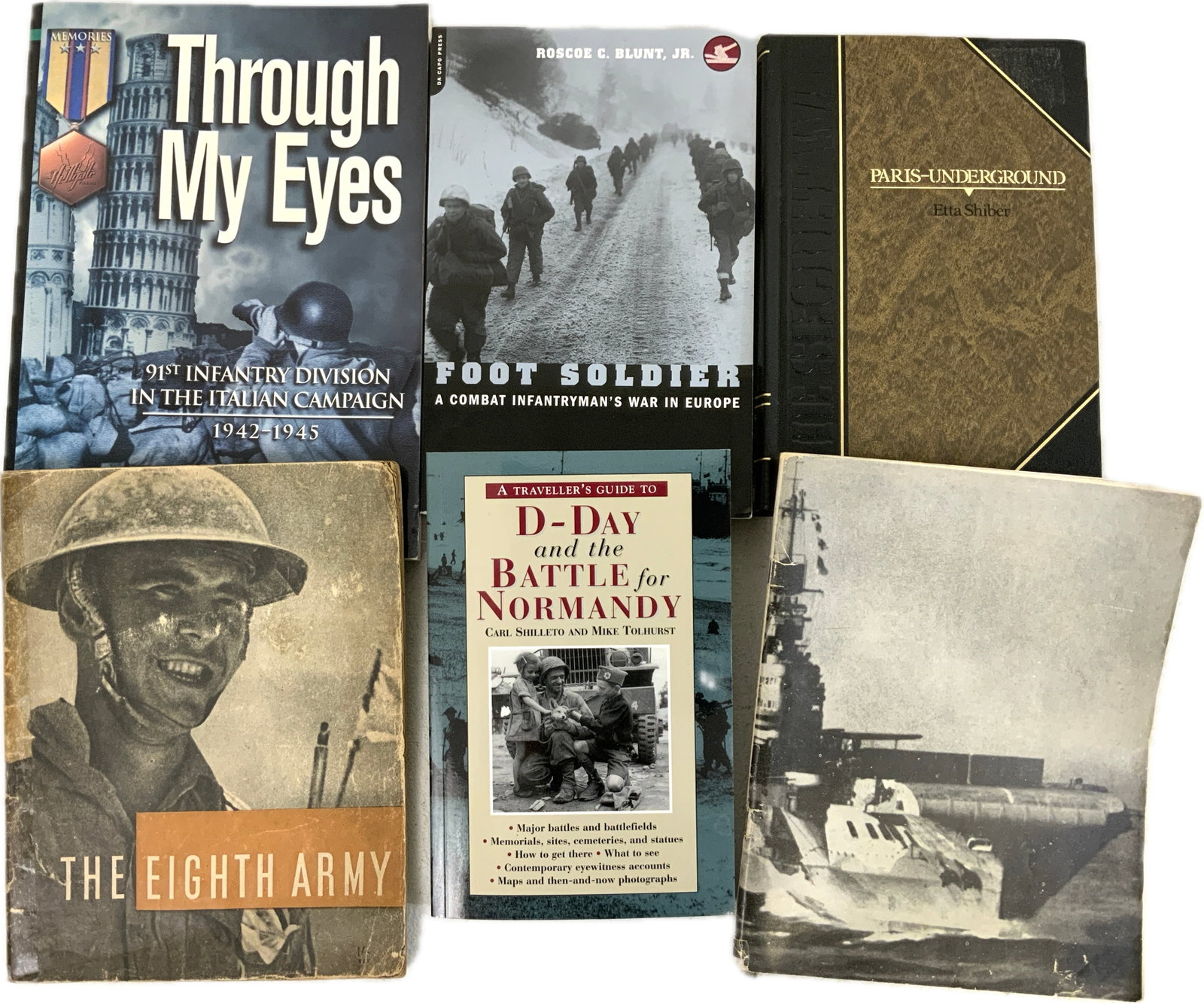 LOT OF WWII HISTORY BOOKS (1 of 1)