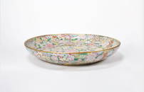 A Chinese Famille Rose Porcelain Floral Dish