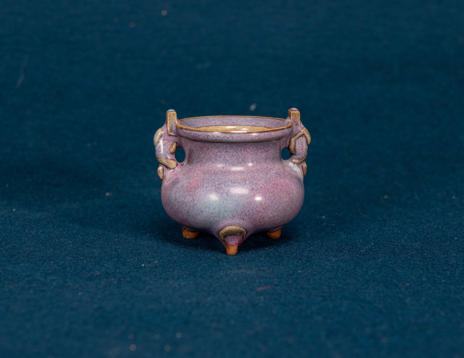 A Chinese Jun Ware Tripod Censer (1 of 4)