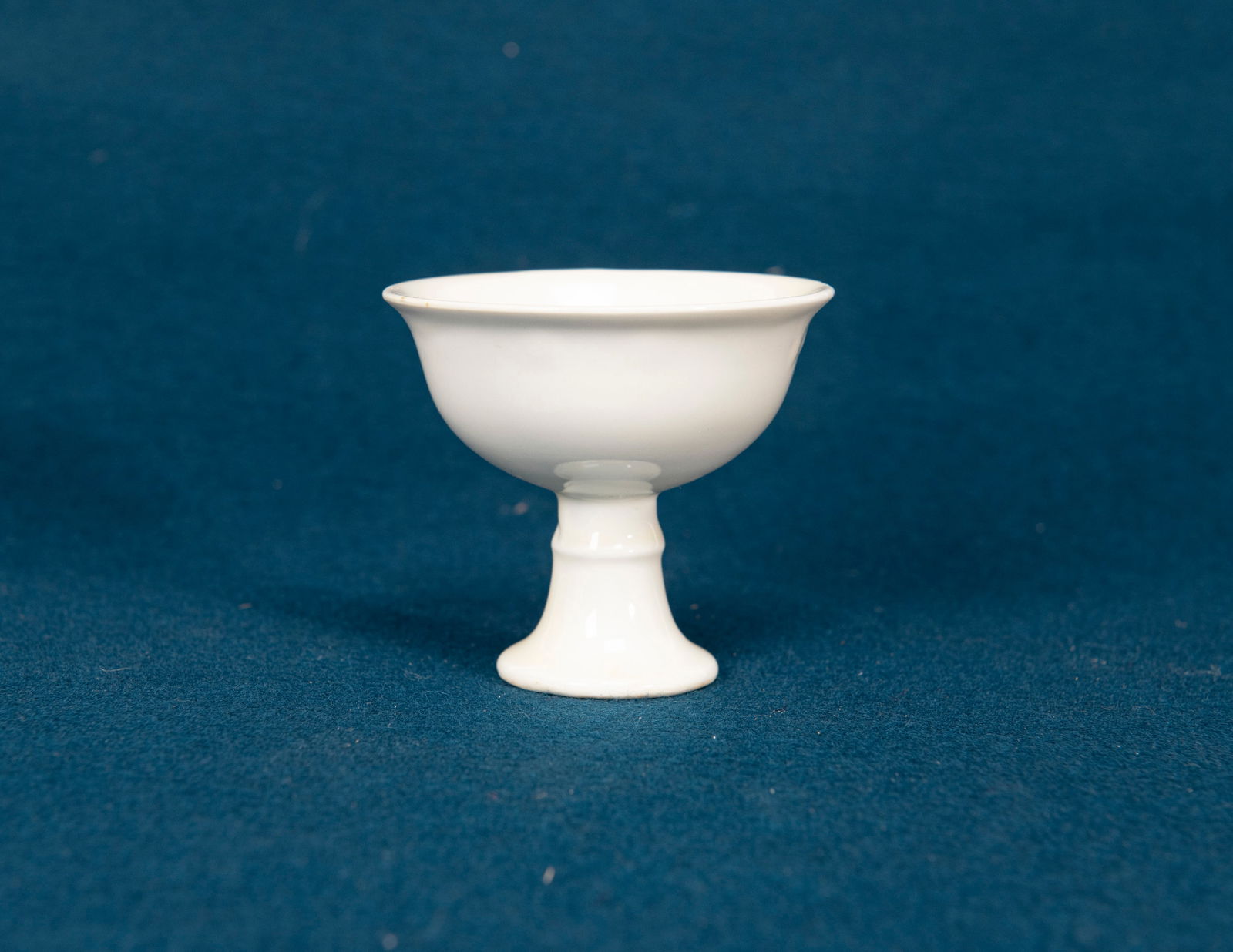 A Chinese Tianbai Glazed Stem Cup (1 of 4)