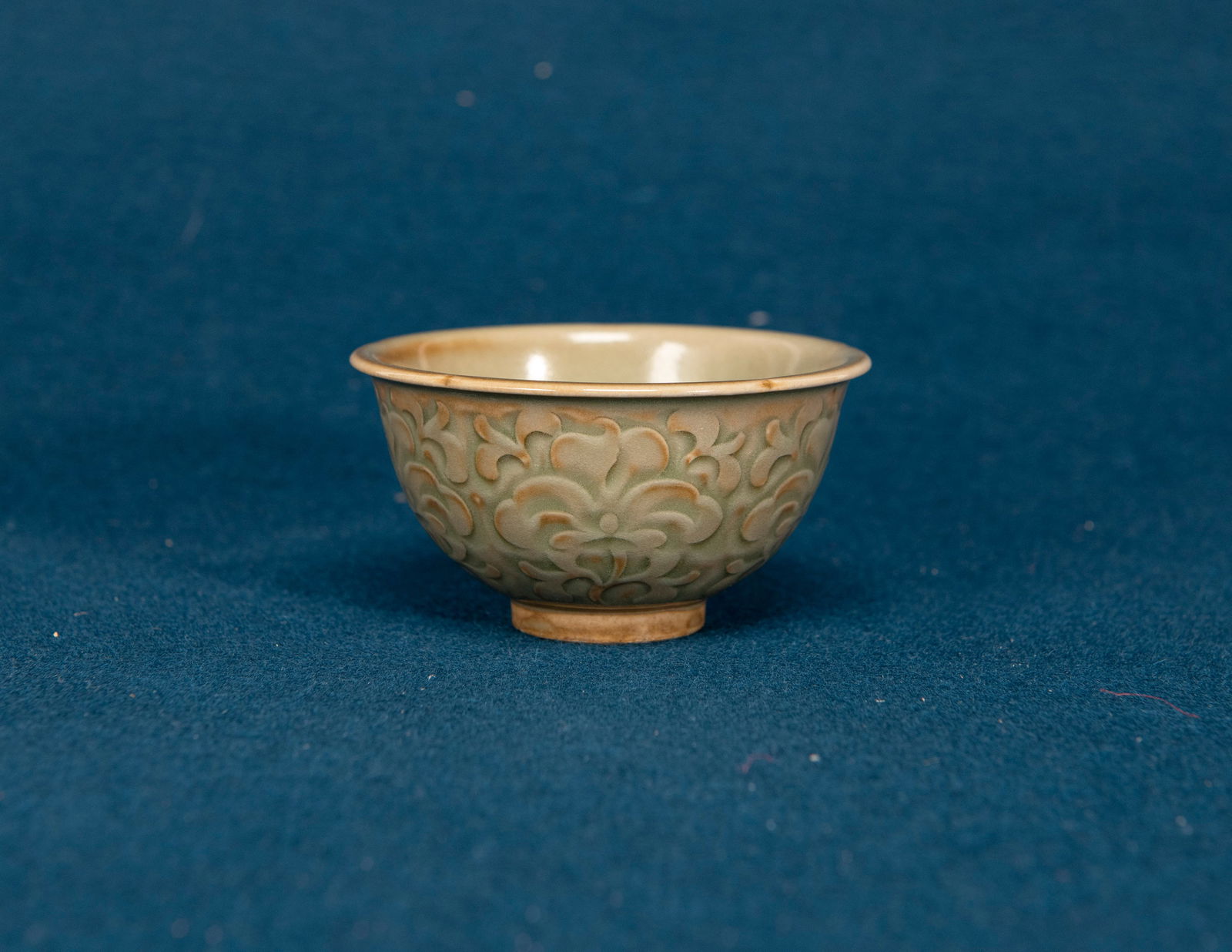 A Chinese Yaozhou Ware Floral Bowl (1 of 4)