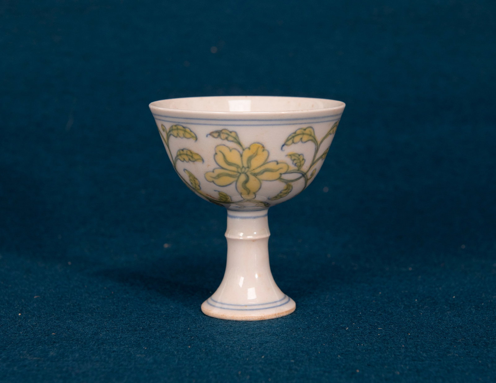 A Chinese Doucai Glazed Stem Cup (1 of 4)