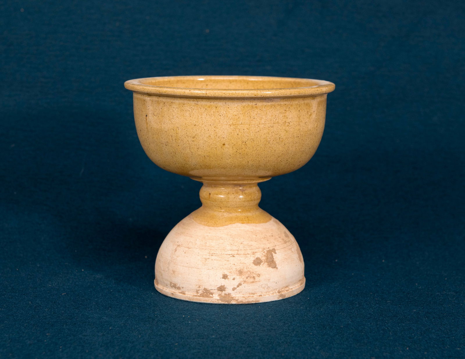 A Chinese Yellow Glazed Stem Bowl (1 of 4)