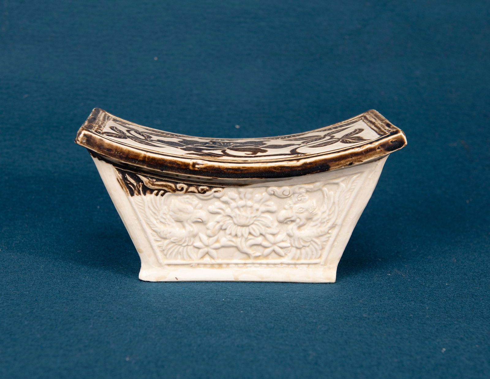 A Chinese Ding Ware Floral Pillow (1 of 4)