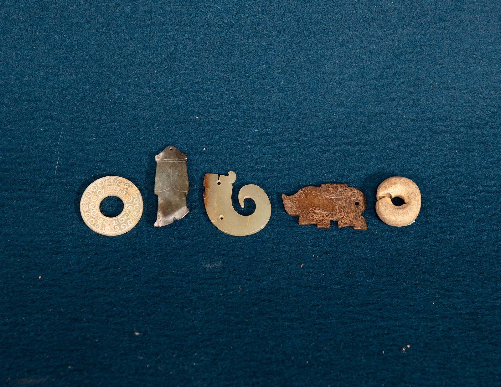 Five Chinese Jade Pendants (1 of 6)