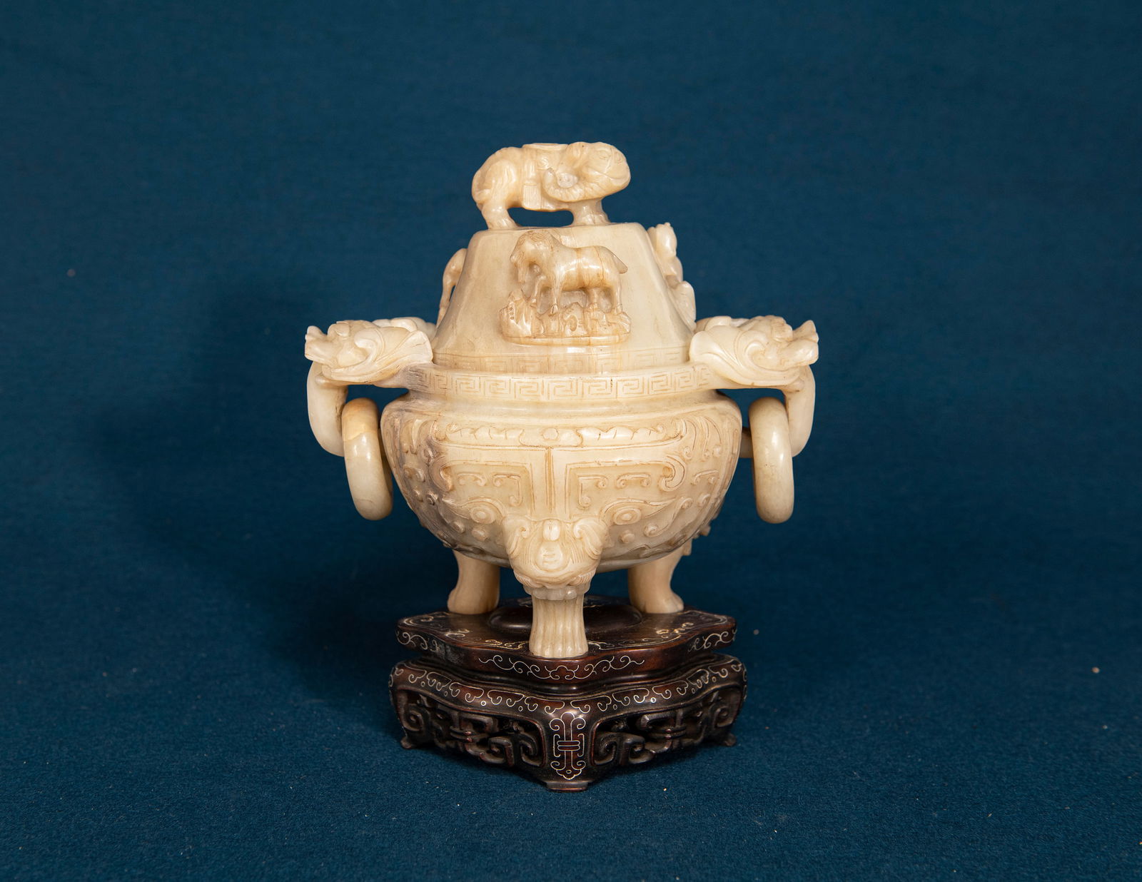 A Chinese Jade Tripod Censer (1 of 8)