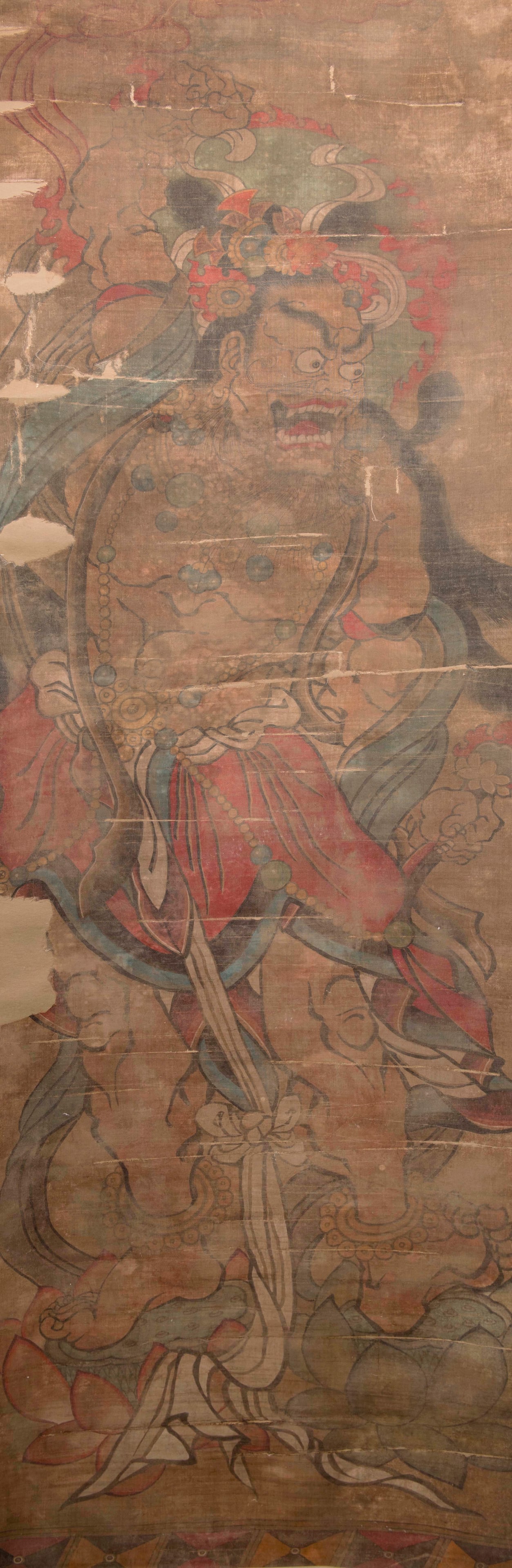 A Chinese Painting of Wisdom King (1 of 4)