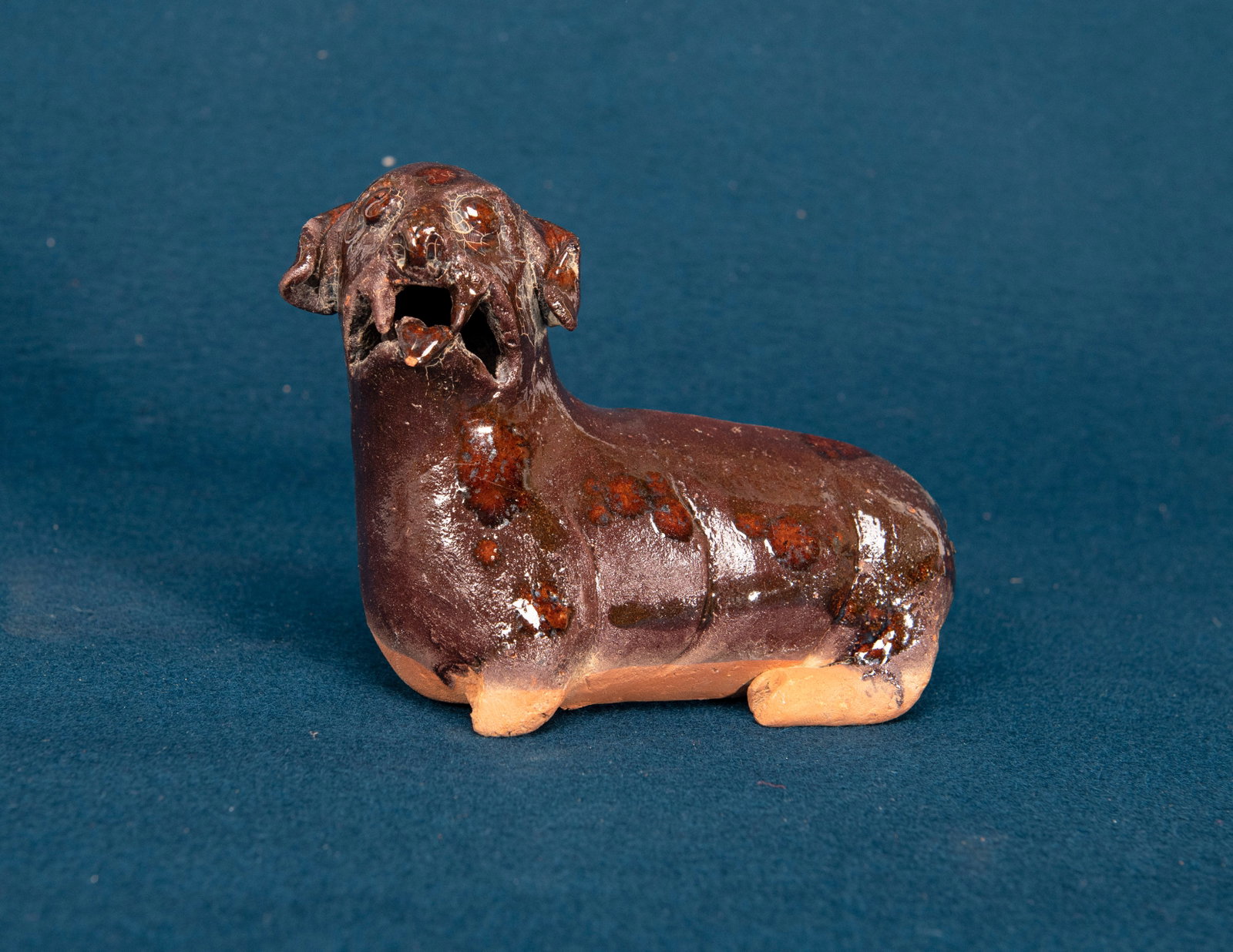 A Chinese Marron Glazed Dog (1 of 4)