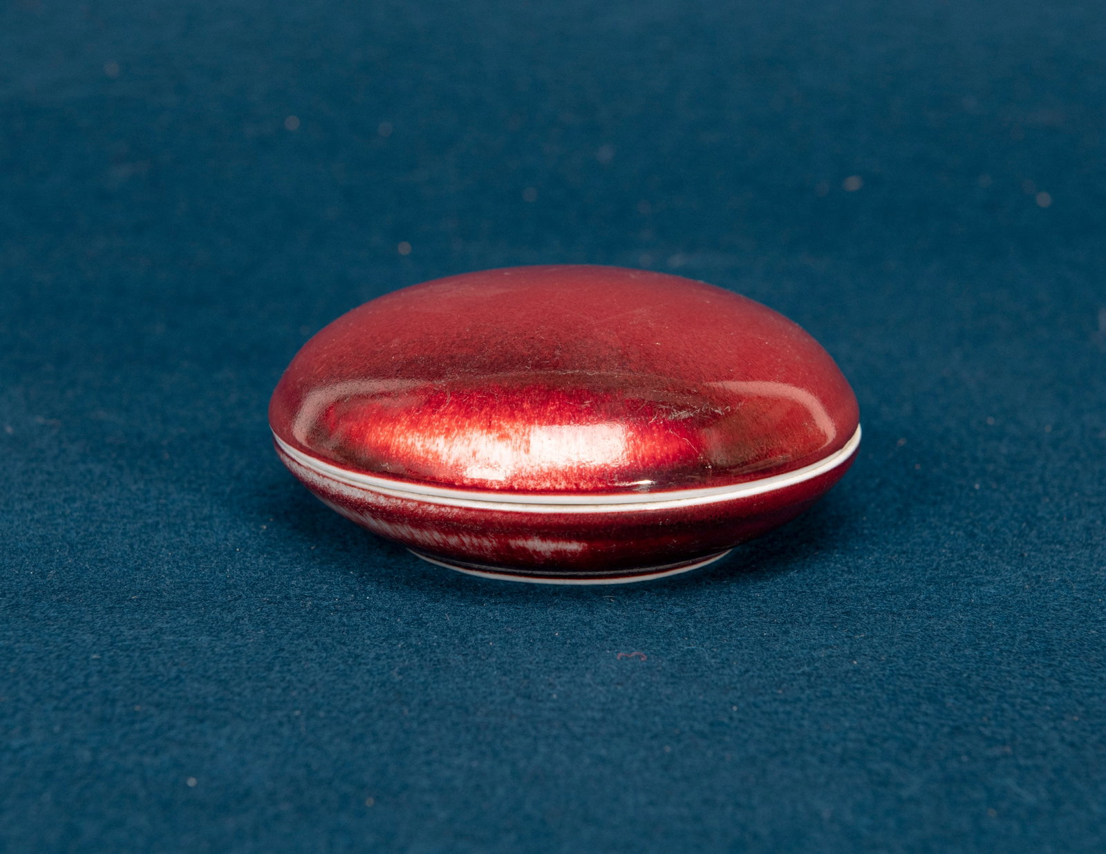 A Chinese Red Glazed Incense Box (1 of 4)