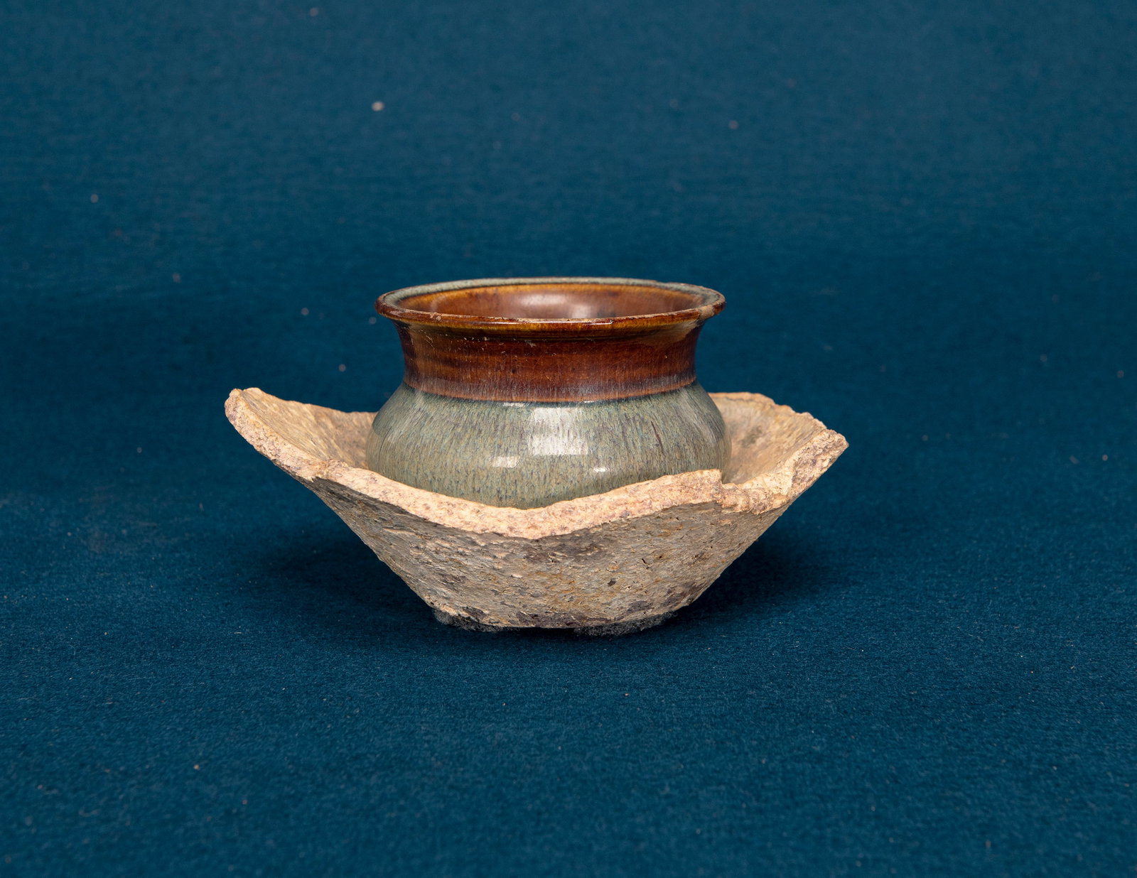 A Chinese Jun Ware Brush Washer (1 of 4)