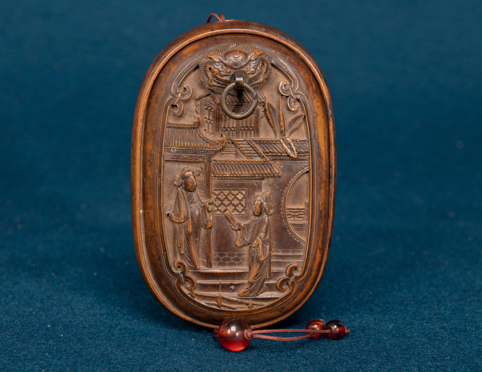 A Chinese Wooden Glasses Box (1 of 4)