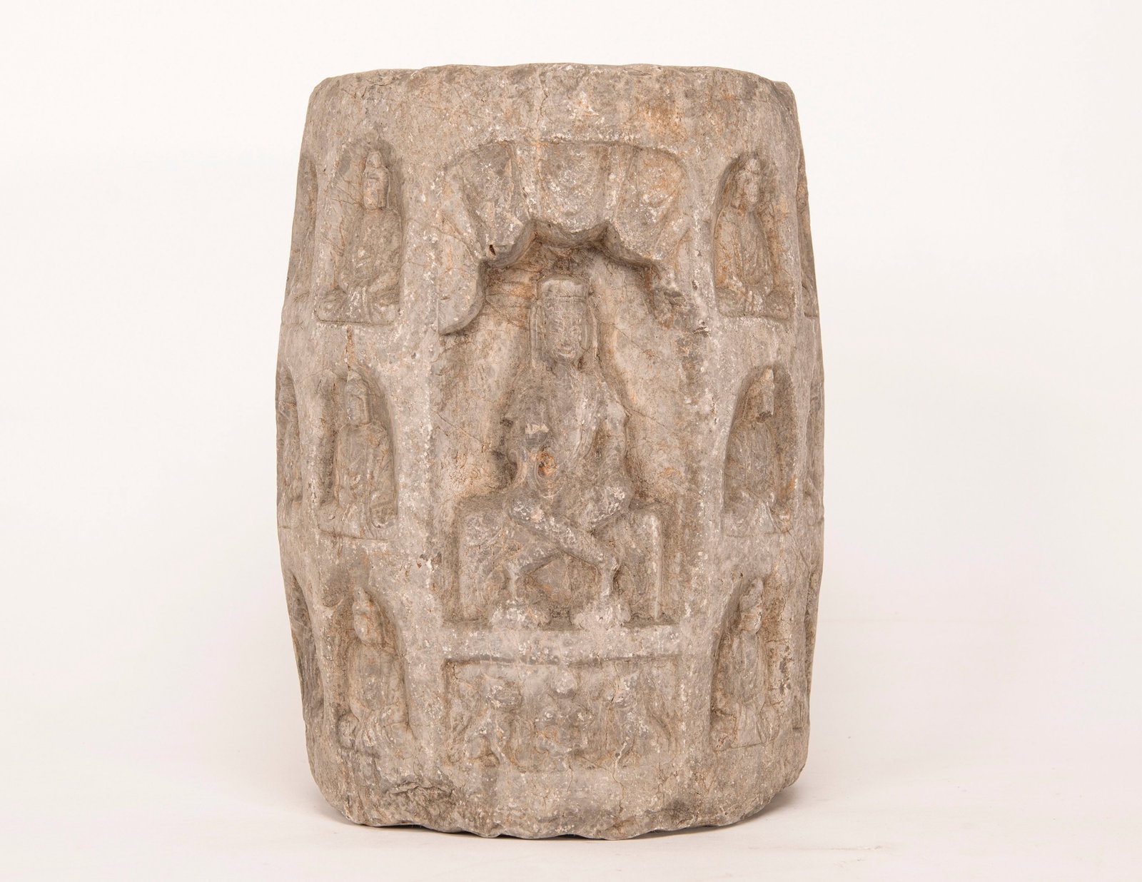 A Chinese Stone Carved Pillar (1 of 4)