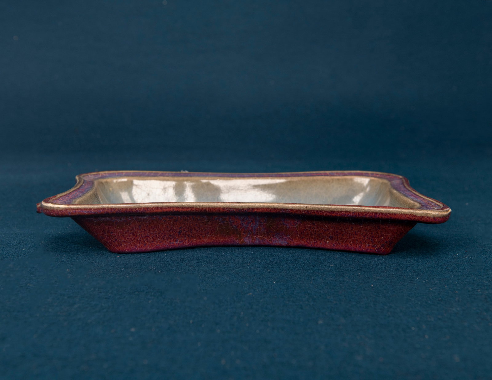 A Chinese Jun Ware Dish: W:28.9cm