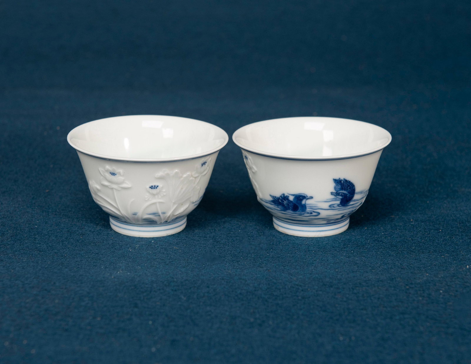 Two Chinese Blue and White Cups (1 of 5)
