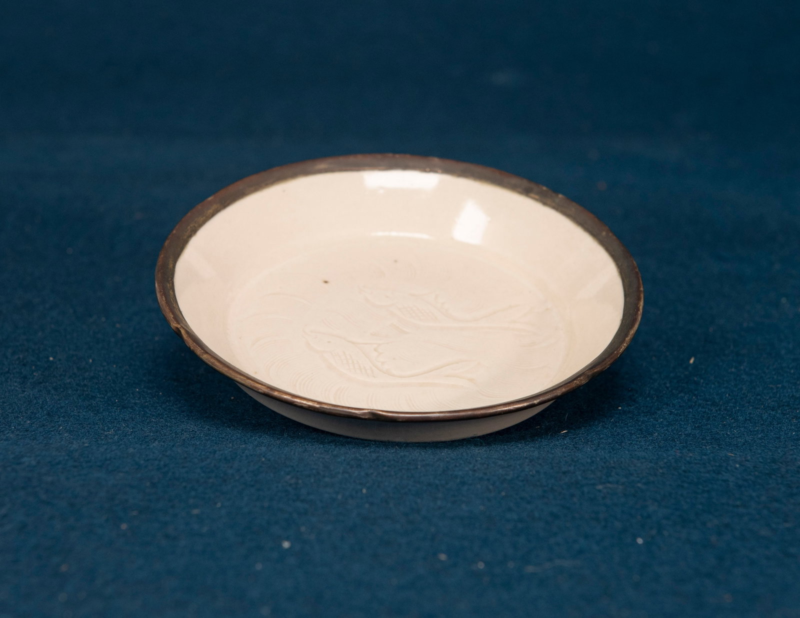 A Chinese Ding Ware Fish Dish: D:11.9cm